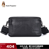 暇步士（Hush Puppies）斜挎包单肩包头层牛皮男大容量复古邮差小挎包休闲简约生日礼物