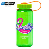 乐基因（nalgene）美国进口户外运动水杯子塑料tritan耐高温泡茶男女学生节日礼物 遨游太空·蜜瓜绿 400ml