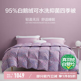 博洋家纺 亚诺 抑菌95%白鹅绒被羽绒被 四季被(400g填充)150*210cm