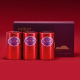 天福茗茶红茶 金骏眉红茶福建武夷山工夫红茶特级60g*3罐礼盒装茶叶送礼