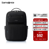 新秀丽（Samsonite）电脑包双肩包商务背包笔记本包休闲都市36B*09019 黑色 16英寸 