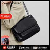 CAHOE KULLO包包女包2025新款斜挎包轻奢单肩包520情人节母亲节送妈妈送女友 黑色-CK女包生日礼物送女友老婆 实用走心高级感送女朋友