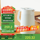 虎牌（TIGER）保温壶 304不锈钢时尚简约保温壶PWO-A12C-W 白色1.2L