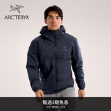 ARC'TERYX始祖鸟 ATOM HOODY 防风 男子 保暖棉服 BLACK SAPPHIRE/蓝黑色 S
