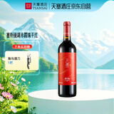 天塞酒庄 国产新疆酒 塞外镜湖赤霞珠干红葡萄酒 750ml 单支自饮 果香浓郁