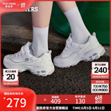 斯凯奇（Skechers）女鞋夏季厚底老爹鞋百搭透气熊猫鞋软底舒适外穿休闲运动鞋11959