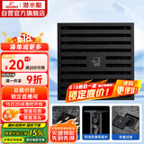 潜水艇（Submarine）BTK50-10黄铜烤漆黑色地漏卫生间淋浴防臭地漏 大排量地漏50管径