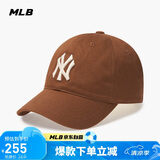 MLB帽子男女软顶棒球帽虞书欣明星同款运动鸭舌帽3ACP6601N-50BRL-F