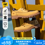 CAT卡特低帮大黄靴休闲皮鞋男士防泼水皮面登山鞋板鞋P111542N3AMC25 黄色 39