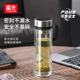 富光双层玻璃杯 茶水分离泡茶杯 高硼硅水杯子办公商务车载男女士