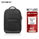 新秀丽（Samsonite）电脑包双肩包商务背包笔记本包休闲都市36B*09009黑色15英寸