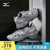 美津浓（MIZUNO）【RACER S】软底轻便运动跑步鞋男女同款缓震透气休闲慢跑鞋 24/野鸽灰 41 (265mm)