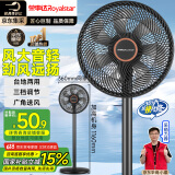 荣事达（Royalstar）【爆款推荐】电风扇交流定频家用7叶柔风落地扇台地两用大风量节能摇头电扇办公低噪 FD-30L501