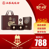 五粮液股份 金碧辉煌 至尊版 浓香型白酒 52度 500mL*2瓶 送礼宴饮