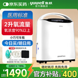 鱼跃（yuwell）2L家用制氧机医用老人吸氧机家用 孕妇家庭便携式呼吸氧气机8F-2A 2升医用氧+智能遥控+氧浓度高达96%