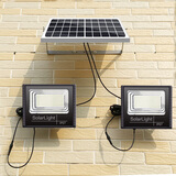 远盛达太阳能灯庭院灯家用户外投光灯新农村一拖二室外防水照明灯太阳灯 加强款一拖二 1000-W丨光照约100平丨配5米线丨