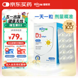 witsbb健敏思维生素D3 0-1岁婴幼儿宝宝敏宝专研 400IU 40粒/盒