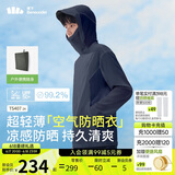 蕉下（beneunder）防晒衣男薄外套皮肤衣服冰丝防紫外线凉感透气夏户外TS40724蓝M