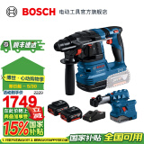博世（BOSCH） GBH 185-LI专业锂电无刷吸尘电锤18V充电式电钻冲击钻混凝土打孔 5.0Ah电池×2【加GDE 12套装】