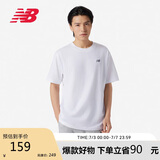 NEW BALANCE T恤男款运动休闲舒适透气短袖MT41509 WT S 