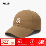 MLB帽子男女软顶棒球帽虞书欣明星同款运动鸭舌帽3ACP7701N-50BGD-F