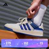 adidas ENTRAP休闲舒适运动板鞋少年感复古篮球鞋男女阿迪达斯 白/蓝JS3009 43