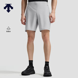 DESCENTE迪桑特RUNNING系列跑步运动健身男士梭织短裤 LG-浅灰色 XL (180/88A)