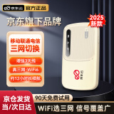 京东云【京东自主品牌】随身wifi无线移动wifi6流量卡4G路由器宽带无限流量2025款支持4g5g设备上网2024 天线增强至尊款 3千毫安电力怪兽