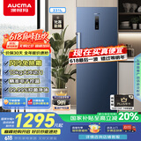 澳柯玛（AUCMA）231升立式冰柜冷柜风冷无霜一级能效家用母乳冷藏全冷冻抽屉式单开门小冰箱BD-231WNE国家补贴20%