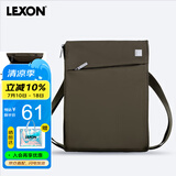 乐上（LEXON）单肩包男士商务斜跨包休闲耐磨iPad包