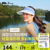 蕉下（beneunder）遮阳帽女太阳帽空顶帽防晒帽防紫外线遮脸时尚百搭UL569蓝