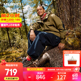 迈乐（Merrell）男女款户外越野徒步鞋MOAB GTX防水透气防滑抓地耐磨登山鞋 J035797 灰深兰-3 GTX男款 41