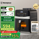 西屋（Westinghouse）空气炸锅6升大容量金属内腔体可视化蒸汽烤箱上下管加热免翻面 WKZ60H15