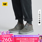 CAT卡特休闲鞋男士CODE系列户外百搭中帮鞋拼色板鞋休闲靴 灰色 40