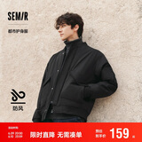森马棉服男防水防油防污防风冬装厚飞行员棒球领夹克109724112101