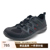 ECCO爱步男鞋户外网孔透气多功能运动鞋热酷系列825774黑色保税仓发货 黑色-51052(保税仓发) 44