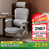 Ergonor保友金豪e 2代高端人体工学椅 电脑椅子 办公椅家用电竞椅老板椅 银白美国网(云感科技座垫) 整椅发货 送货上门