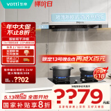 华帝（VATTI）国家政府补贴20% 欧式顶吸家用吸油烟机小尺寸齐平橱柜22风量大吸力脱排抽油烟机一级能效 i11176T
