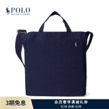 Polo Ralph Lauren 拉夫劳伦男配 经典款帆布购物托特包RL52622 410-海军蓝 ONE