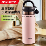 爱仕达（ASD）户外运动便携保温杯家用办公学生水杯长效保温400ml RWS40B18WG-P