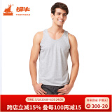 铜牛内衣背心男士休闲运动背心舒适打底衫汗衫NB006 10花灰 2XL (180/105)