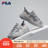 FILA【男女同款】斐乐官方跑步鞋复古老爹鞋火星鞋潮流时尚老爹鞋 女-合金灰/日岩灰-AG 38.5