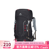 艾王2024新款专业户外登山双肩包40L升大容量耐磨防泼水男女轻便 条纹午夜黑 8109C 35+5L（背负系统+送防雨罩）