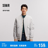 森马棉服男防水防油防污防风冬装厚飞行员棒球领夹克109724112101