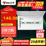 公牛(BULL) 配电箱 20回路空开强电箱 家用终端配线箱白色盖板LX20