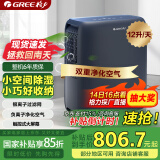 格力（GREE）【轻音小体积 空气净化】除湿机/抽湿机家用卧室客厅除湿器升级负离子净化适用面积24平DH12ENA1A