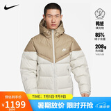 耐克NIKE羽绒服男短款WR 650-D FLD外套FB8178-247美拉德卡其L