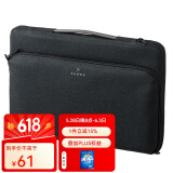 SANWA SUPPLY 苹果电脑包手提 macbookpro内胆包 笔记本包 毛绒内胆专利护角 黑色 12英寸