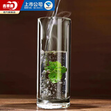 青苹果耐热水杯290ml6只 无铅玻璃杯牛奶杯啤酒杯绿茶杯多功能杯套装