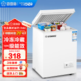 香雪海 小冰柜家用 冷冻保鲜迷你冷藏商用卧式冷柜 家用小型节能省电储母乳冰柜两用单温 【一级能效 省电节能】 60L